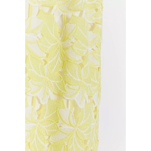 NWT Anthropologie Sunday In Brooklyn Buttercup Eyelet Midi Skirt Size XS. B-4 - Picture 3 of 6